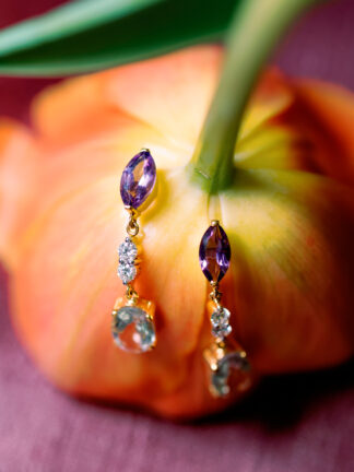 Iris I handmade jewelry by Kuhu NYC